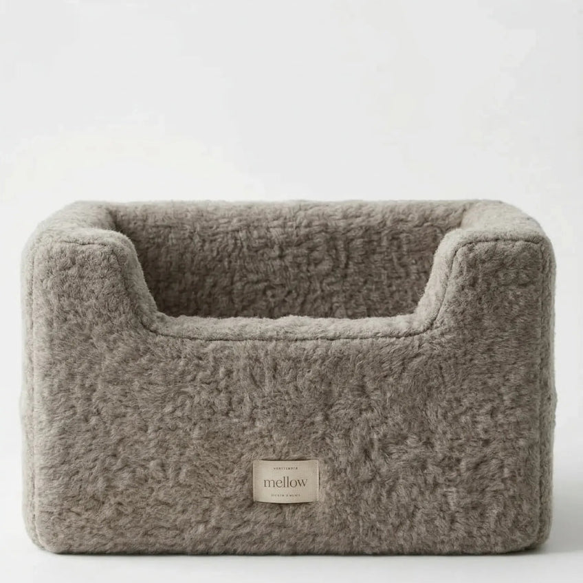 Natural Wool Dog Carrier - Beige-0