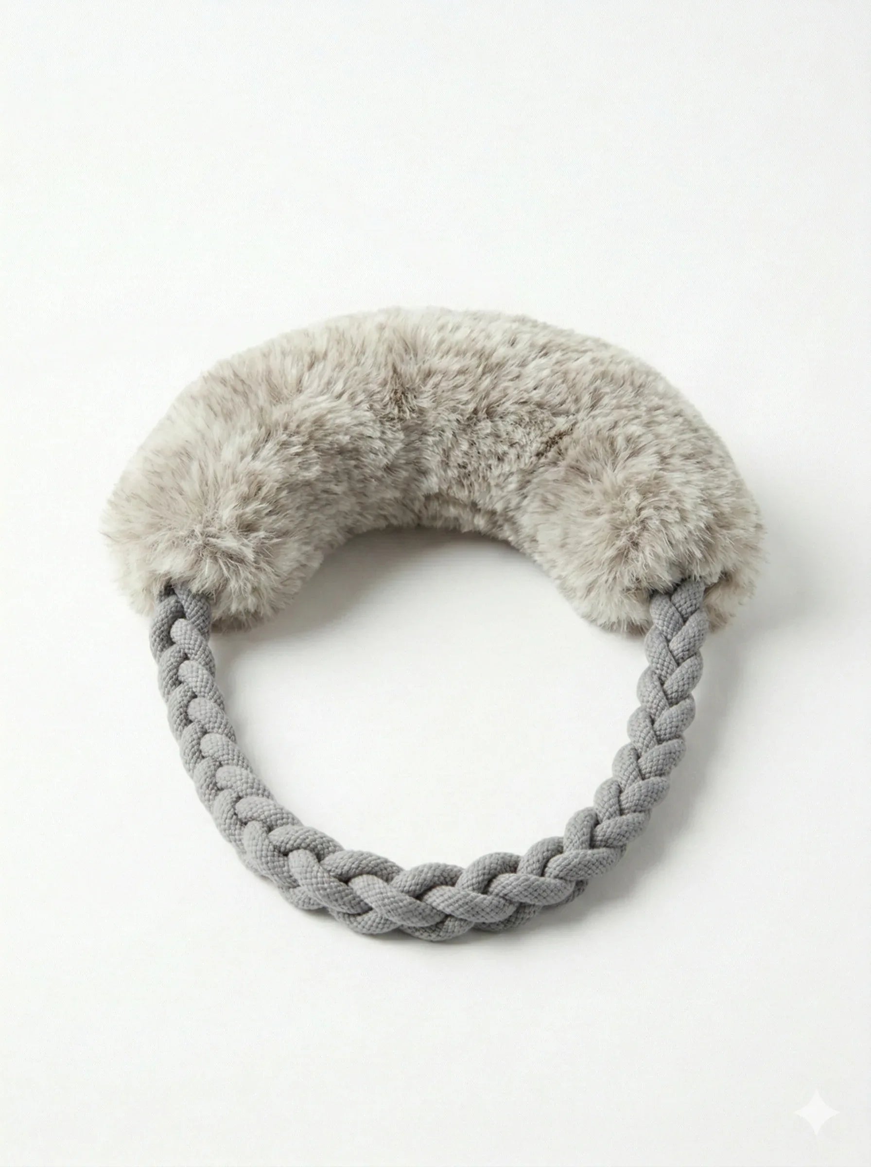 Wool Loop Tug Toy - Grey-1