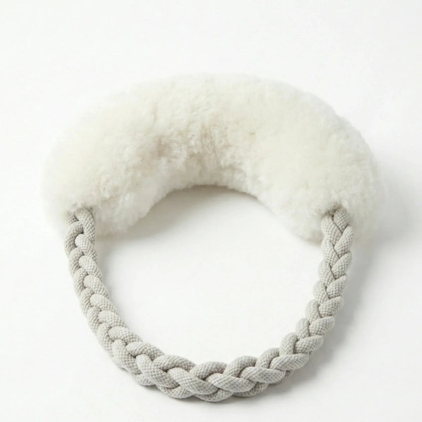 Wool Loop Tug Toy - White-0