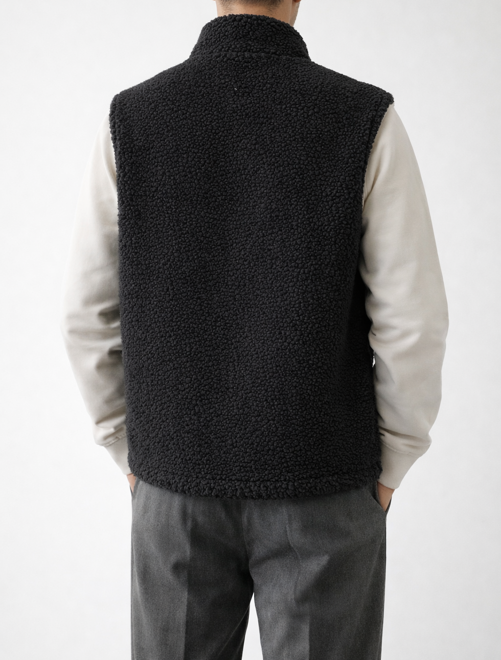 The Woolen Vest (Unisex) — Charcoal
