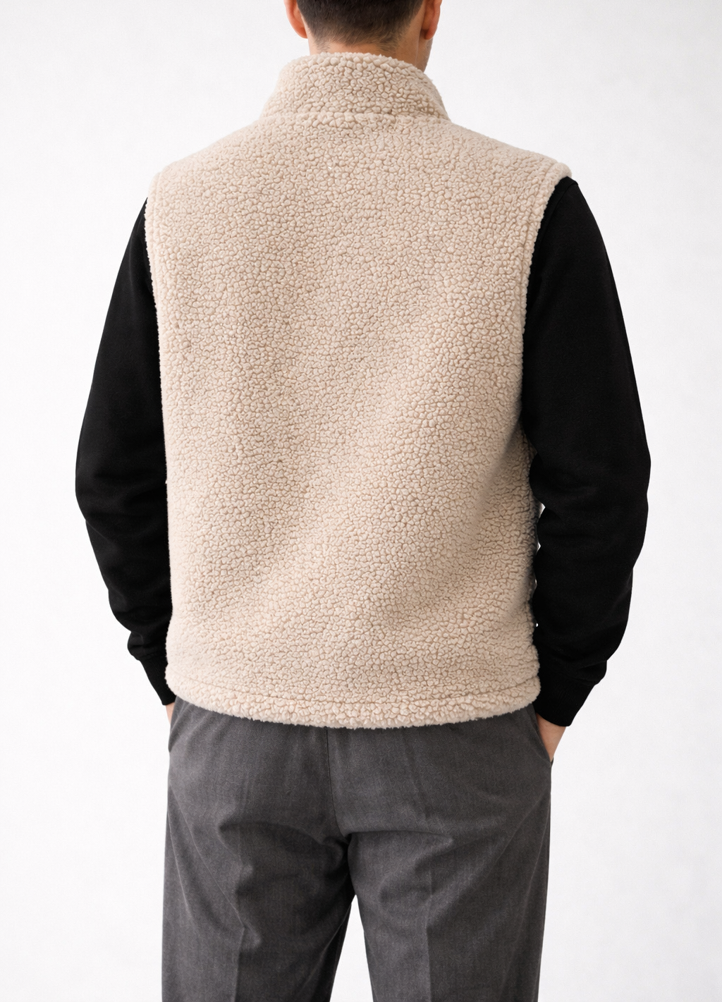 The Woolen Vest (Unisex) — Beige
