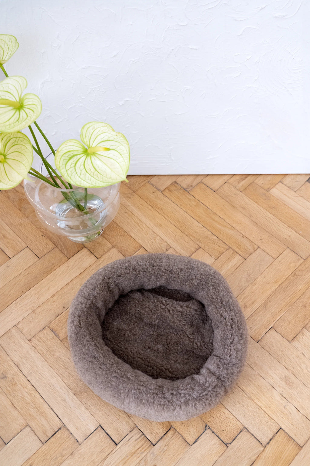 Round Natural Wool Bed - Graige-3