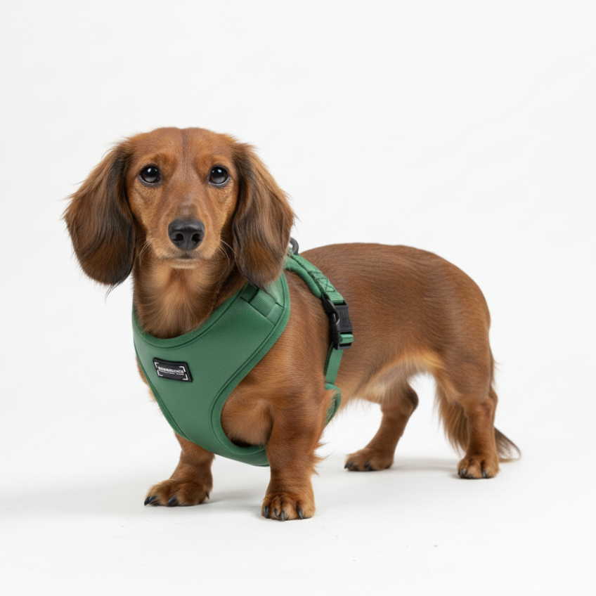 Silk Harness — Dark Green