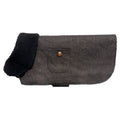 Herringbone Dog Coat — Brown