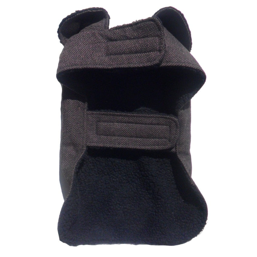PA Brown Herringbone Dog Coat-1
