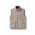 Woolen Unisex Vest - Beige-0