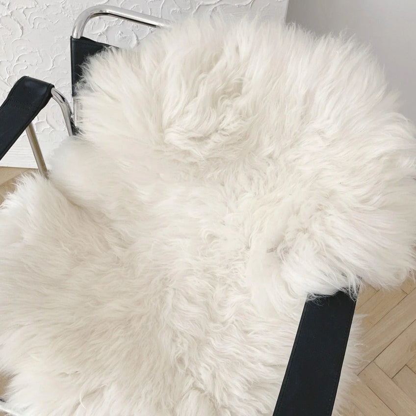 Natural Sheepskin Rug - Ivory-1